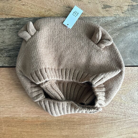 Gap Toddler NWT CashSoft Bear Hat knit baby hat small medium 4T 5T - Picture 3 of 6